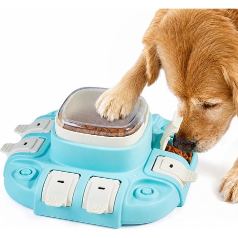 Jouet Chien Puzzle d’Occupation, Gamelle Anti-Glouton 2 Niveaux (1/5)