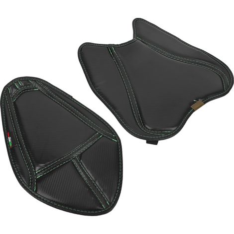 Lot de 2 housses de selle de moto avec protection solaire, coussin de selle et coussin isolant thermique (1/5)