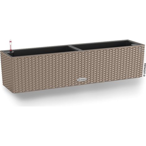 LECHUZA BALCONERA Cottage 80 Komplettset sandbraun