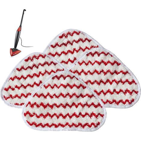 Lingettes de nettoyage pour nettoyeur vapeur Vileda Steam Plus - Lot de 4 - Nettoyage - Haute qualité (1/5)