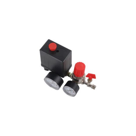 Eosnow – Régulateur de soupape de commande de pressostat compresseur d'air – Plage de pression 0,05-1,2 Mpa – Débit 3000 L/min – Connecteur 2-G1/4