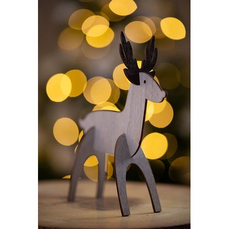 Make Your Own Reindeer Wooden Christmas Ornament 17cm