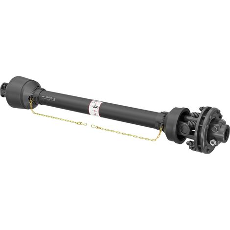 Wiltec – Arbre de transmission T5 cardan 1100-1210mm – Couple 620Nm à 540 tr/min – Raccord 1⅜″ 6 dents – Prise de force agricole - MIN 54 KW