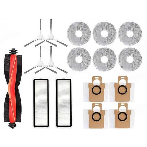 Filtre pour aspirateur brosse pour aspirateur Filtre de brosse pour aspirateur filtre de avec Xiaomi Robot Aspirateur X10+ / X10 Plus Aspirateur Brosse Sac à poussière Filtre Roller Serpillière pièce (1/5)