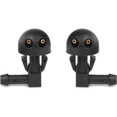 (Lot de 2) Gicleurs Pulvérisateur d’eau pour essuie glace Montage Droit et Gauche compatible Peugeot 206 OEM : 6438E6 6438AV (1/4)