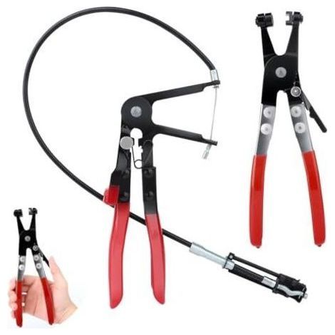 Pince a Collier Durite, Pince Collier de Serrage Pince Collier Echappement Pince Collier de Serrage à Ressort Pince Durite Autoserrant Pince Flexible Auto pour Réparation de Voiture (2) (1/5)