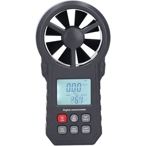 WT87B (Bluetooth) Digital Anemometer Handheld Wind Speed Meter with LCD Backlight 9V (shipped without battery) (1/5)
