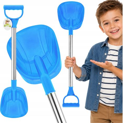 Paletta da sabbia per bambini, ideale per giardino e spiaggia, grande, in metallo massiccio, 50 cm (1/5)