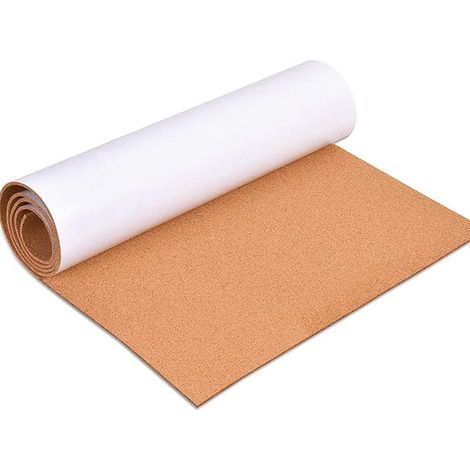 Tablero de corcho - 3 mm de grosor - 30 x 60 cm - Apto para paredes, oficinas, hogares, tablones de anuncios - Estilo B (1/5)
