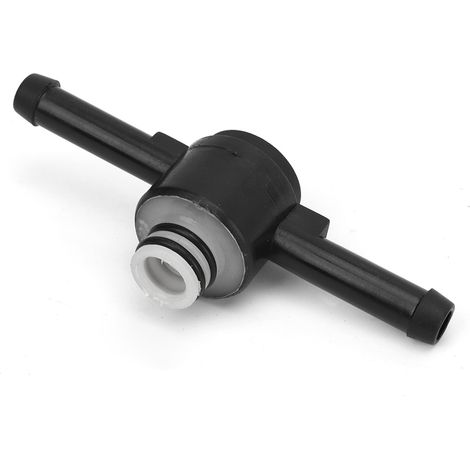 Clapet anti-retour de filtre à carburant 1J0127247J pour Audi A3 (8L1) 1.9 (modèles 1996-2003), clapet de retour de filtre à carburant en plastique noir. (1/5)