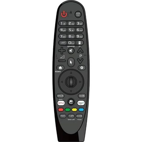 Télécommande pour téléviseur compatible LG BAAKB75375501 Bluetooth de remplacement (1/4)