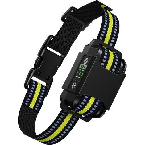 Wiederaufladbares Antibellhalsband für Hunde mit 2 Ton-/Vibrationsmodi, 6 Intensitätsstufen (hoch/niedrig), wasserdicht nach IP67 (1/5)