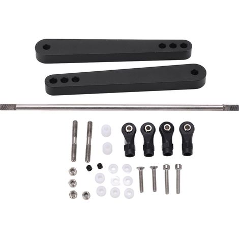 Barre antiroulis renforcée Anti Tilt Rod pour Axial Wraith RR10 1/10 RC Voiture Noire (1/5)