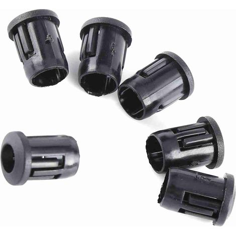 Support de lampe LED 5 mm, 50 pièces, douille, support de diode, clip de fixation en nylon noir, très pratique