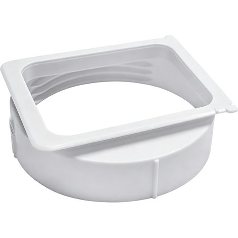 15cm,Adaptateur de tuyau de climatiseur Portable, connecteur universel fileté Rallonge ABS sans collier pour tuyau évacuation clim portable maison bureau installation facile (1/5)