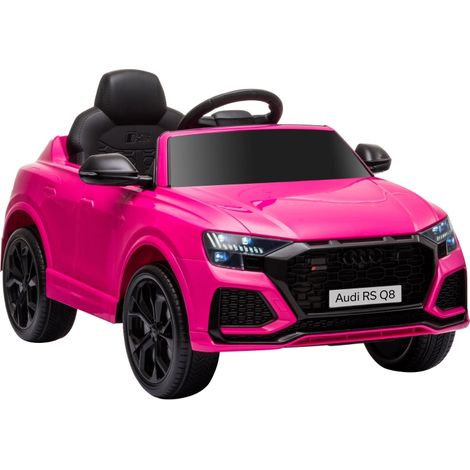 Audi RS Q8 6V Kids Electric Ride On Car Toy w/ Remote USB MP3 Bluetooth Pink