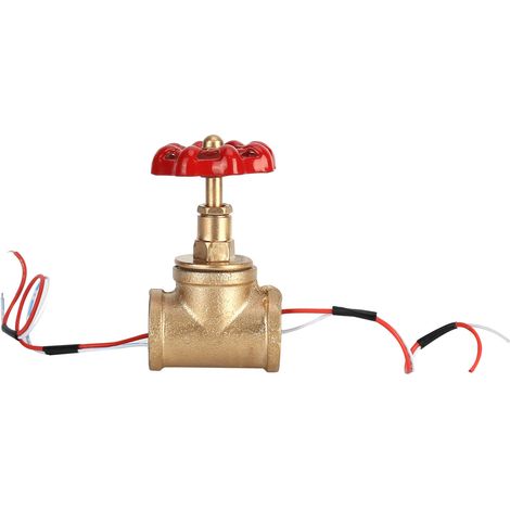 Vintage Steampunk 3/4in Stop Valve Tee Light Switch with Wire for Industrial Lamp Accessories