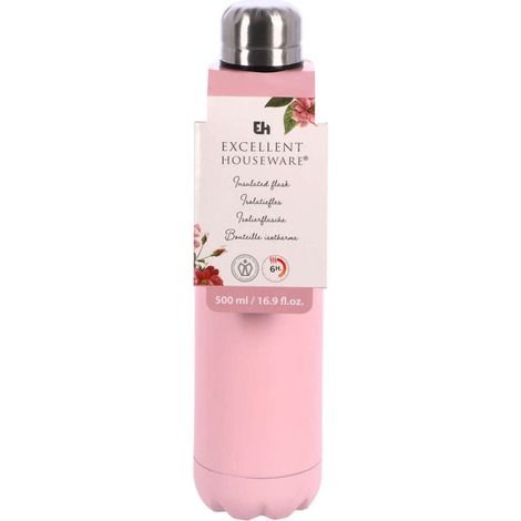 Excellent Houseware Isoleerfles 500ml 4 Verschillende Utilisations