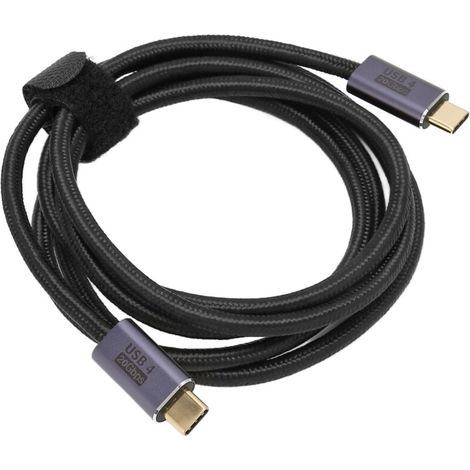 Câble USB-C 4.0 1,5m Haute Vitesse 20Gbps, Compatible 8K 60Hz et Charge Rapide PD 100W (1/5)
