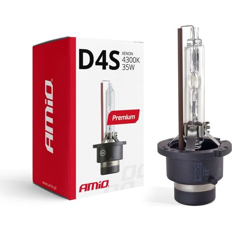Bombilla de xenón D4S 4300K ​​AMiO premium amio-01980 (1/2)