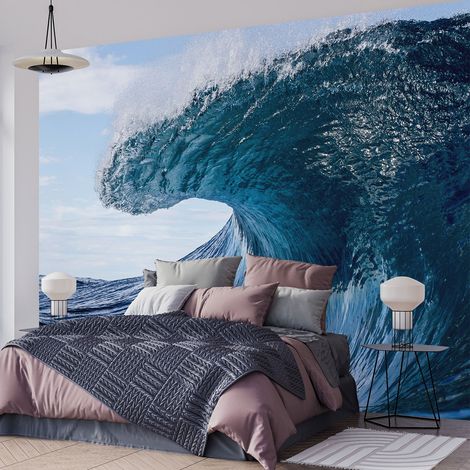 Papier peint panoramique - Vagues - 130 cm x 87 cm (1/4)