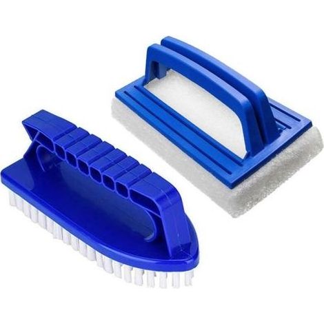 2 Pièces Brosse de Piscine en Plastique Nettoyant Liner Piscine Brosses éponge pour Piscine Pool Brushes Brosse Piscine Brosse de Nettoyage de Piscine pour Nettoyer Piscine Spa Baignoires Murs (1/5)
