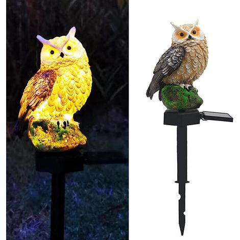 Wasserdichte, dekorative LED-Solar-Eulenleuchte für Garten, Rasen, Einfahrt und Terrasse (1/5)