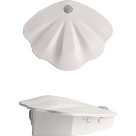 Luce notturna con sensore di movimento, batteria ricaricabile, 3 modalità di illuminazione, lunga durata della batteria, lampada da parete magnetica per scale, camera da letto, ecc. (1/4)