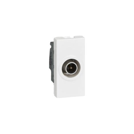 Prise télévision 1 module - Diamètre 9,52mm - Mosaic - Blanc - 078793 - Legrand