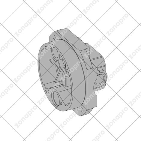 FAAC 7171485 Flangia Posteriore Cavo Costampato Per Motore 422 400 402 Ricambio