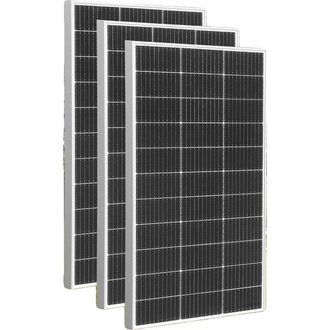 Panneau Solaire, Puissance Max 600w, Efficacité Monocristalline 21,8%, Design Résistant aux Intempéries, 450w 3pcs 150w (1/2)