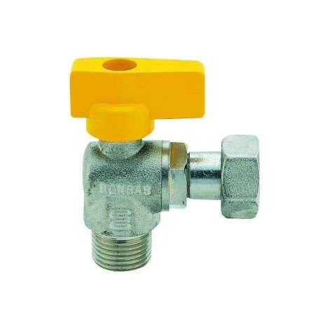 RUBINETTO A SFERA PER GAS A SQUADRA MASCHIO Misura: 1/2" x 1/2"  DN 15