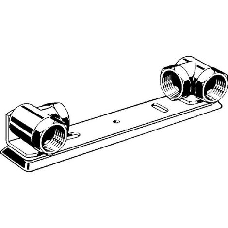 VIEGA 531539 Plaque de raccordement pour compteur de gaz G23251 (1/3)
