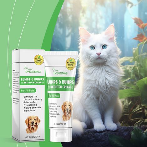 Crème de soin pour chats et chiens, crème nourrissante à base de plantes pour apaiser la peau – 60 g (1/5)