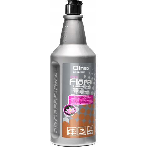 Liquido detergente per pavimenti senza aloni, brillantezza, profumo CLINEX Floral - Blush 1L (1/4)