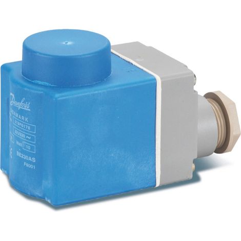 Danfoss Bobine BE pour électrovanne Tension alternative, 12 V, 50 Hz, 10 W, 018F6706 (1/3)