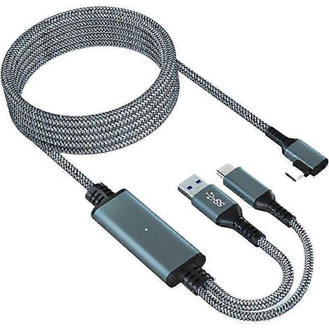 For Meta/ 3 Link Cable 5M VR Data Cable 2A Fast Charging 5Gbps High Speed Data Transfer Cable (1/5)