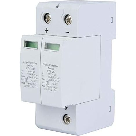 Parafoudre Photovoltaïque DC Basse Tension Coque PC ignifugée for systèmes solaires (1/5)