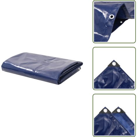 Telone per camion - vidaXL Telone 650 g/m² 1,5x6 m Blu - Telone per bicicletta