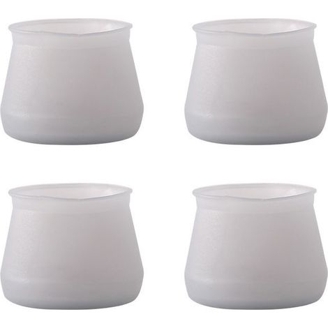 Embouts en silicone souple et durable pour pieds de chaises, tables et meubles – Lot de 12 – Conviens aux pieds ronds et carrés – Coussinets antidérapants et résistants à l'abrasion – Protection effic (1/3)