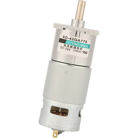 XD-42GA775 Mikro-Gleichstrom-Getriebemotor Drehzahlregelung CW CCW Gleichstrommotor (100 U/min, 12 V) (1/5)