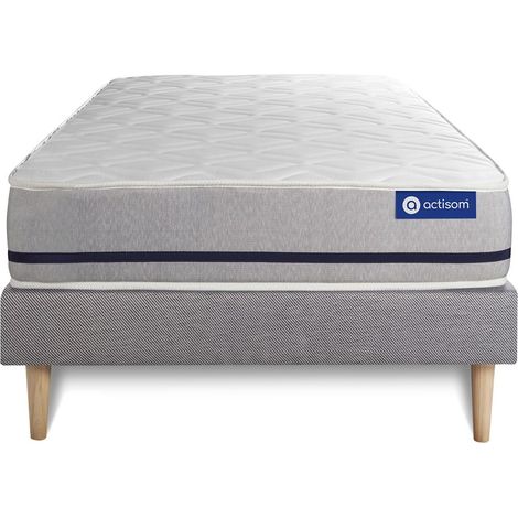 Actiflex soft matratze 80x200cm + Bettgestell mit lattenrost - Dicke : 20cm - Taschenfederkern- H3