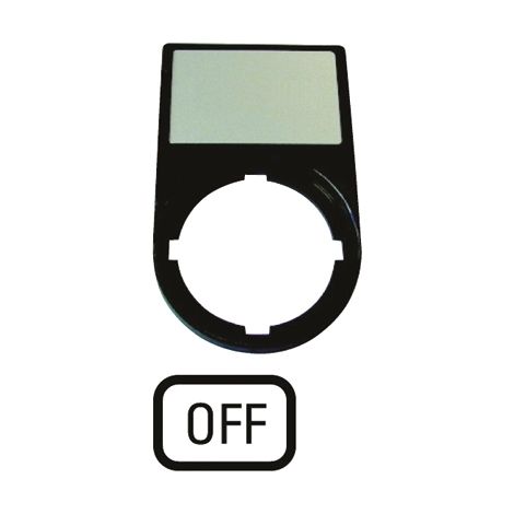 Support +étiquette OFF EATON M22S-ST-GB5