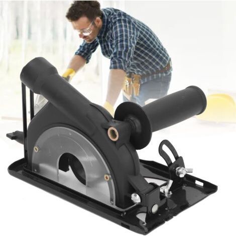 Band Saw Stand with Dust Cover and Cutting Base for Angle Grinder - Accessories Included: Guide and Stone Disc - (1/5)