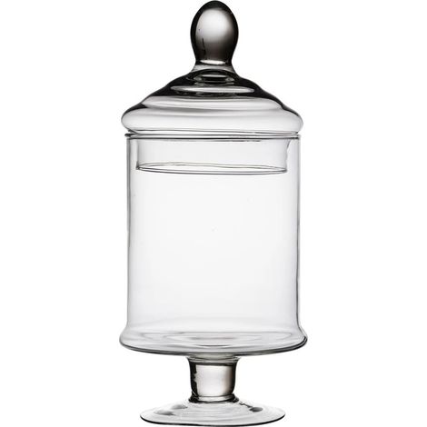 TRADE SHOP - Potiche In Vetro Cofanetto Con Coperchio ø13cm Per Dolci Biscotti Oggetto Decorativo - (1/4)