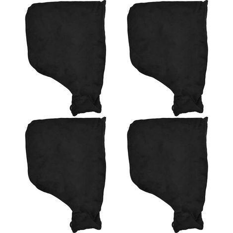 Bolsa recolectora de polvo ajustable para sierra ingletadora, bolsa de repuesto negra para máquinas de corte y lijadoras. (1/5)