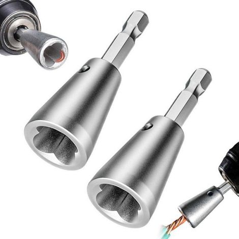 2 Outil de torsion de fil,Acier à haute teneur en carbone,Tige hexagonale 6 mm,Fils 1,5-6 mm,Électricité (1/5)