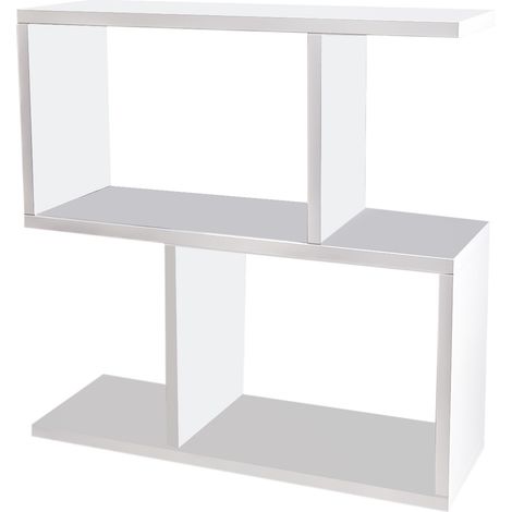 Table d'appoint en bois "Life" - 60 x 20 x 60 cm - Blanc