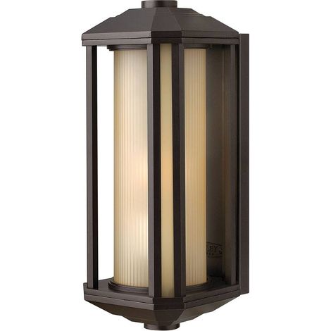 Castelle Hinkley Outdoor 1 Luce Media Parete Lanterna Bronzo IP44 (1/5)