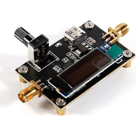 Atténuateur RF Portable DC 6GHz avec Affichage Attenuation: Modulation Digitale 0-31.5dB en Métal/Plastique Noir (1/4)